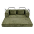 Convertible LOFT Sofa Bed Futon Pull Out Couch Chenille Green