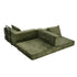 Convertible LOFT Sofa Bed Futon Pull Out Couch Chenille Green