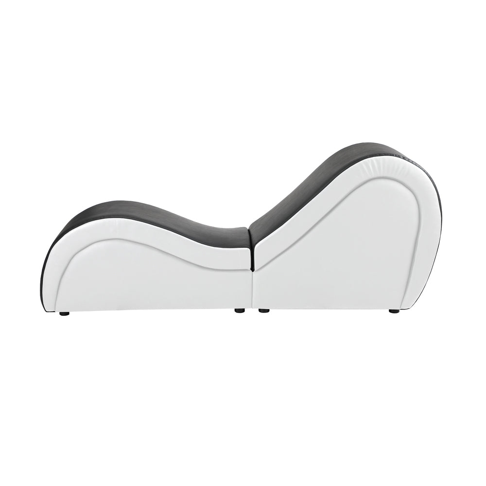 Tantra Sofa Love Seat Chaise Lounge Couples Yoga Bed BK&WH