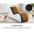 Tantra Sofa Love Seat Chaise Lounge Couples Yoga Bed BK&WH