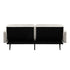 Oikiture 3-Seater Sofa Bed Convertible Boucle Sherpa Lounge Couch White