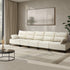 5 Seater Sofa Couch Chenille Adjustable Armrest Chair Beige