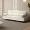 3 Seater Couch Sofa Chenille Adjustable Armrest Beige