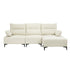 4 Seater Chenille Modular Sofa Adjustable Armrest Ottoman