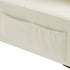 3 Seater Couch Sofa Chenille Adjustable Armrest Beige