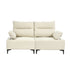 2 Seater Love Seat Couch Sofa Lounge Side Pocket Armrest