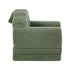 Shell Kids Fold Out Sofa & Bed Sherpa Boucle Green
