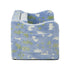 Oikiture Kids Fold Out Sofa Bed Dinosaur Flannel Blue