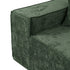 Oikiture 300cm Modular Sofa Compressed Convertible Chenille Green