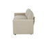 3 Seater Sofa Couch Lounge Thick Cushion Futon Corduroy Beige