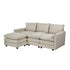Sofa Set Modular Couch with Ottoman Thick Cushion Corduroy
