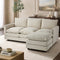 Sofa Set Modular Couch with Ottoman Thick Cushion Corduroy