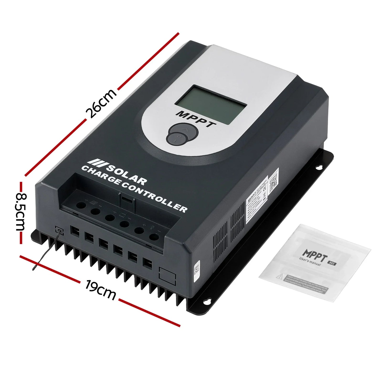 50A MPPT Solar Charge Controller Auto 12V/24V Battery Regulator Bluetooth