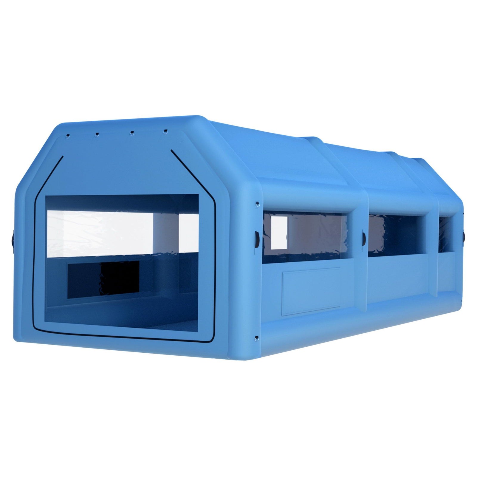 Inflatable Spray Booth Car Paint Tent 1000X500X350cm 2 Blowers Filter Mobile Garage Workstation