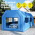 Inflatable Spray Booth Car Paint Tent 1000X500X350cm 2 Blowers Filter Mobile Garage Workstation