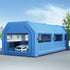 Inflatable Spray Booth Car Paint Tent 1000X500X350cm 2 Blowers Filter Mobile Garage Workstation
