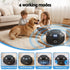 Gardeon Ultrasonic Rat Repeller 360 Degree 4 Modes Pest Repeller Black