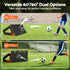 Soccer Rebounder Board – 100cm, Adjustable 60°/90°, HDPE, Steel Frame