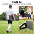 Soccer Rebounder Board – 100cm, Adjustable 60°/90°, HDPE, Steel Frame