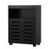 Oikiture Buffet Sideboard Storage Cabinet 2 Doors Black