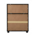 Oikiture Buffet Sideboard Storage Cabinet 2 Doors Black
