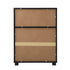 Shoes Storage Cabinet 2 Doors Black Set of 2