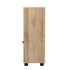 Shoes Storage Cabinet Organiser Shelf 2 Doors Brown
