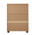 Shoes Storage Cabinet Organiser Shelf 2 Doors Brown