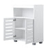 Shoes Storage Cabinet 2 Doors White Set of 2