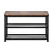 Shoe Bench Rack Shelf Storage 3-Tier Industrial Furniture