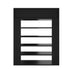 Oikiture Shoes Storage Rack 5-tier Shelves with Drawer Black