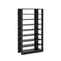 Oikiture Shoe Rack 9 Tiers Storage Cabinet 54 Pairs Black
