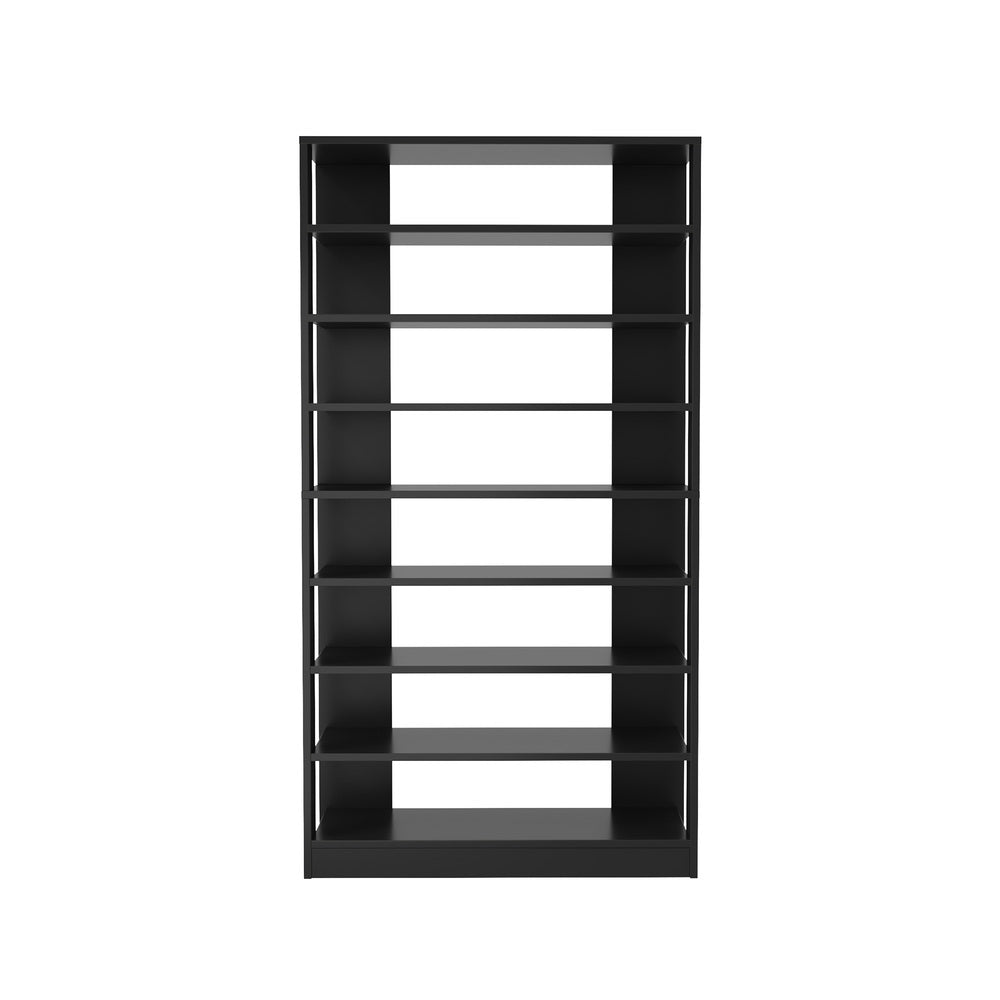 Oikiture Shoe Rack 9 Tiers Storage Cabinet 54 Pairs Black