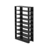 Oikiture Shoe Rack 9 Tiers Storage Cabinet 54 Pairs Black