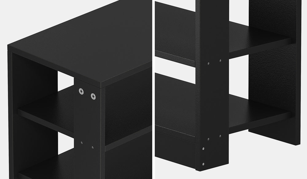 Oikiture Shoe Rack 9 Tiers Storage Cabinet 54 Pairs Black