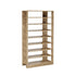 Shoe Rack 9 Tiers Storage Cabinet, Natural, Holds Up to 54 Pairs