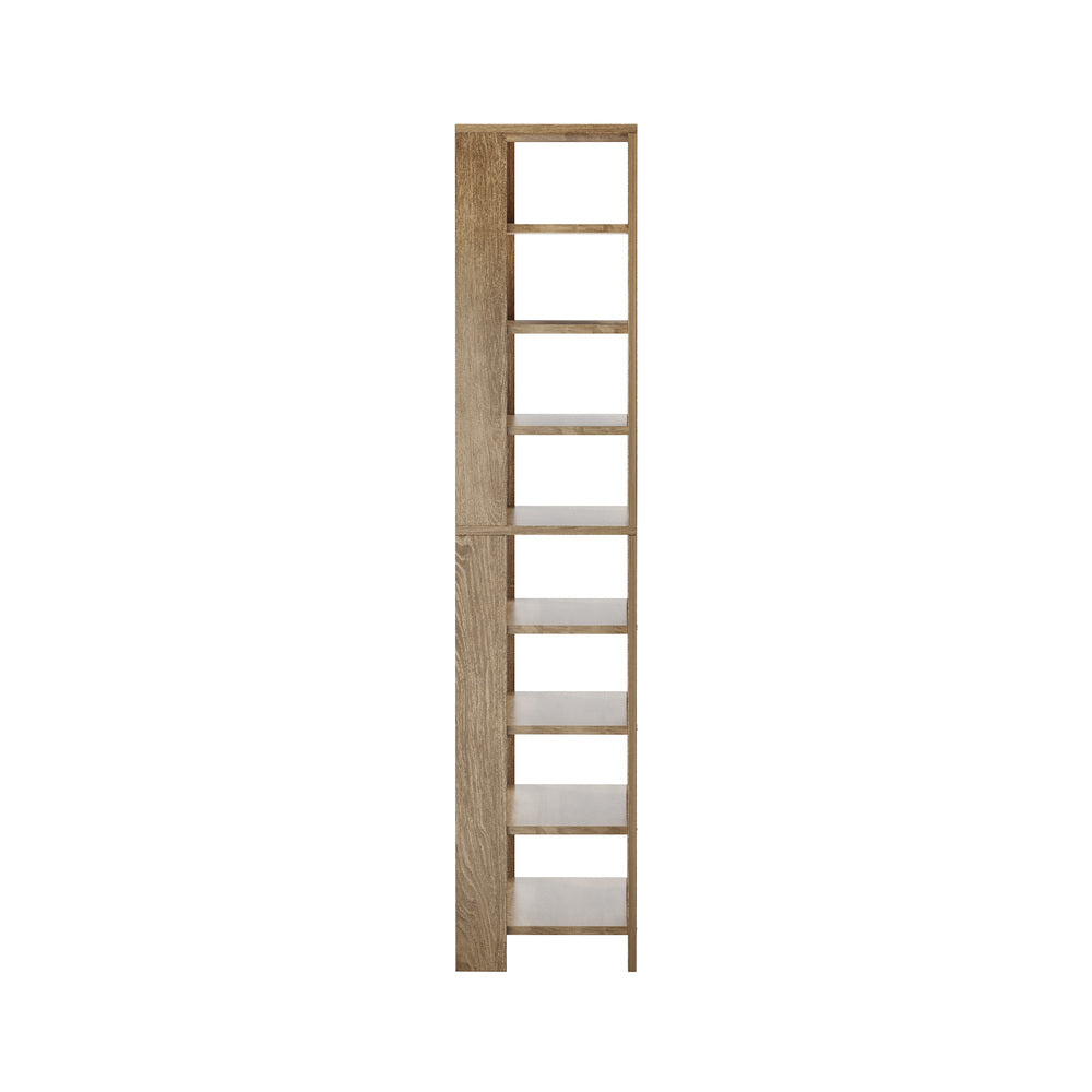 Shoe Rack 9 Tiers Storage Cabinet, Natural, Holds Up to 54 Pairs