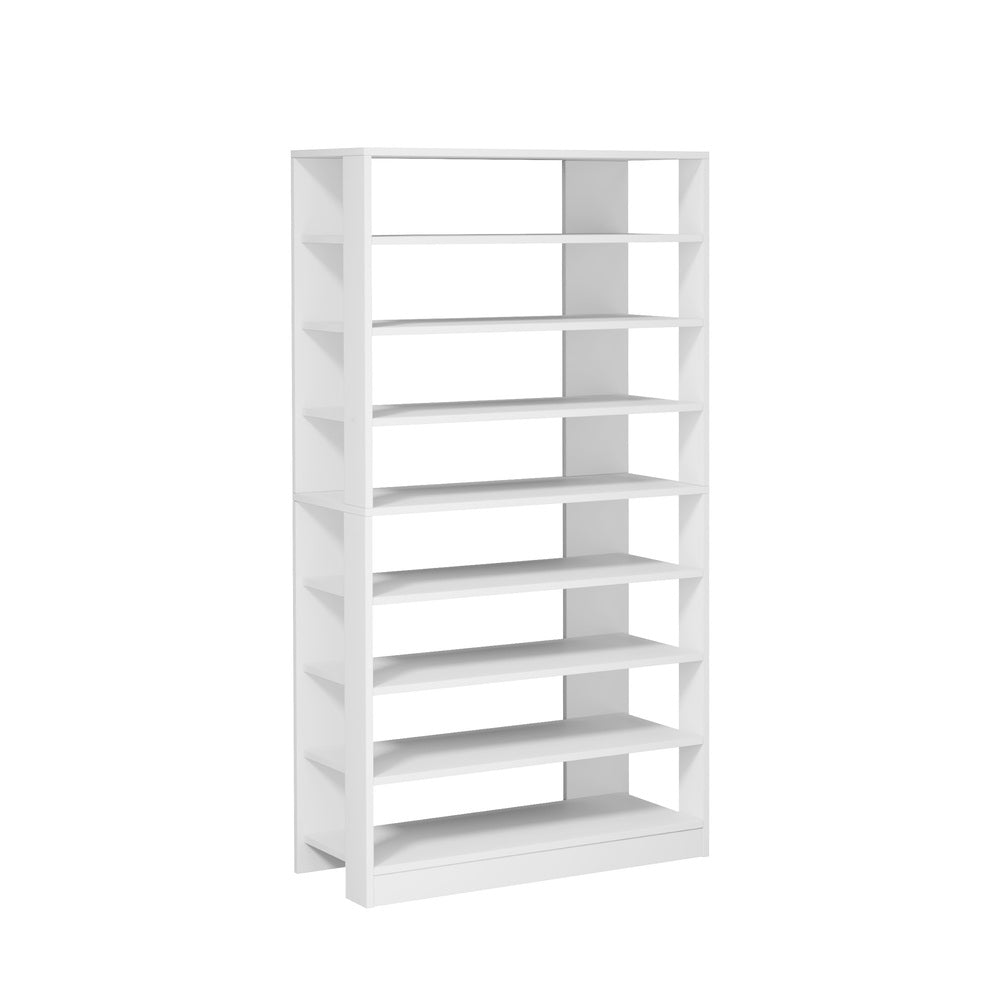 Shoe Rack 9 Tiers Storage Cabinet, Black, Holds Up to 54 Pairs