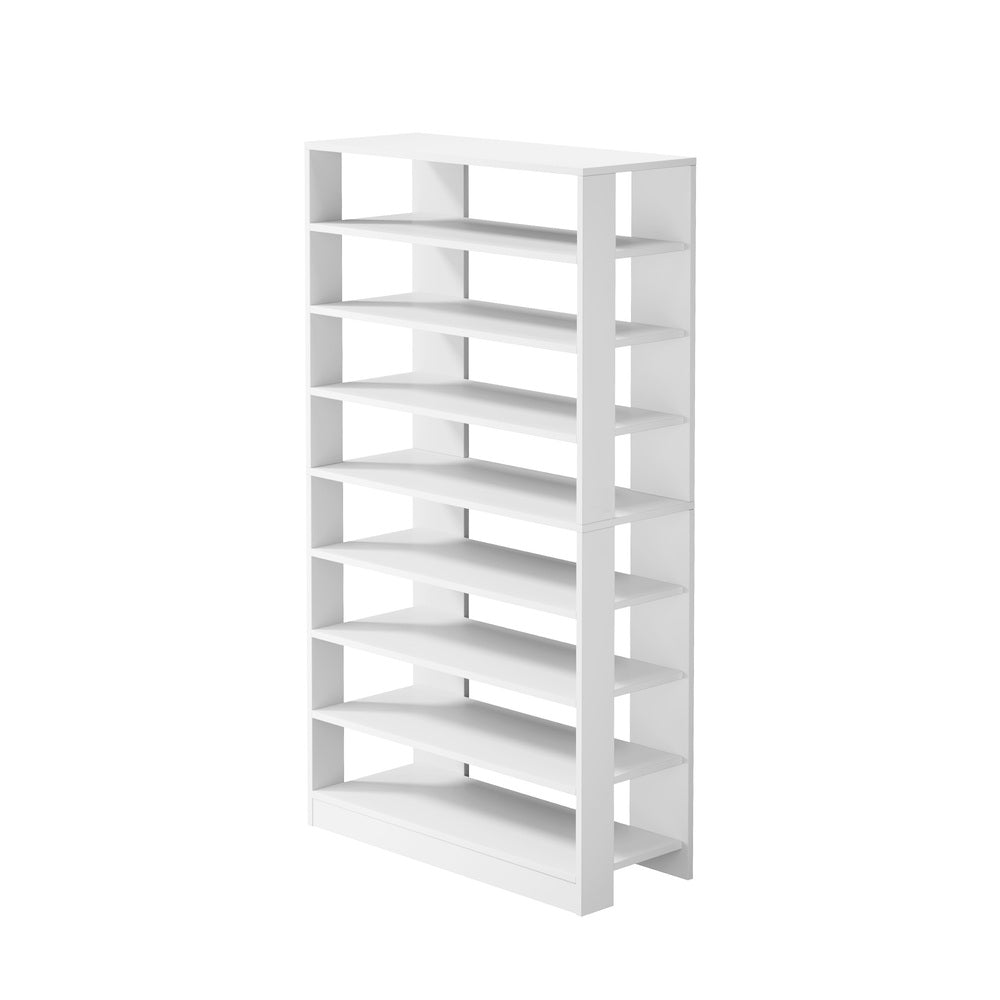 Shoe Rack 9 Tiers Storage Cabinet, Black, Holds Up to 54 Pairs