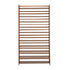 Oikiture Shoe Rack Storage Organizer 11 Shelves Bamboo Brown