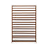 Oikiture Shoe Rack Storage Organizer Bamboo Stand 8 Shelves Brown