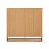 Shoe Storage Cabinet 4 Doors Bamboo Shoe Shelf Beige