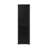 Shoe Cabinet 3 Doors Shelf Black