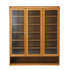 Oikiture Shoe Storage Cabinet 3 Doors 7 Shelves Brown