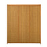 Oikiture Shoe Storage Cabinet 3 Doors 7 Shelves Brown