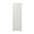 Shoe Storage Cabinet White – 7‑Tier Rattan Door Cupboard 45‑Pair