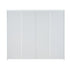Oikiture Shoe Cabinet 4 Door Rattan 6 Tier Storage Rack Organiser White
