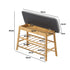 Shoe Storage Bench Bamboo 70cm