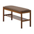 Shoe Bench Bamboo Shoes Rack Cabinet Shelf Stool 80cm