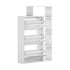Shoe Cabinet Storage 3 Doors with Display Shelves White
